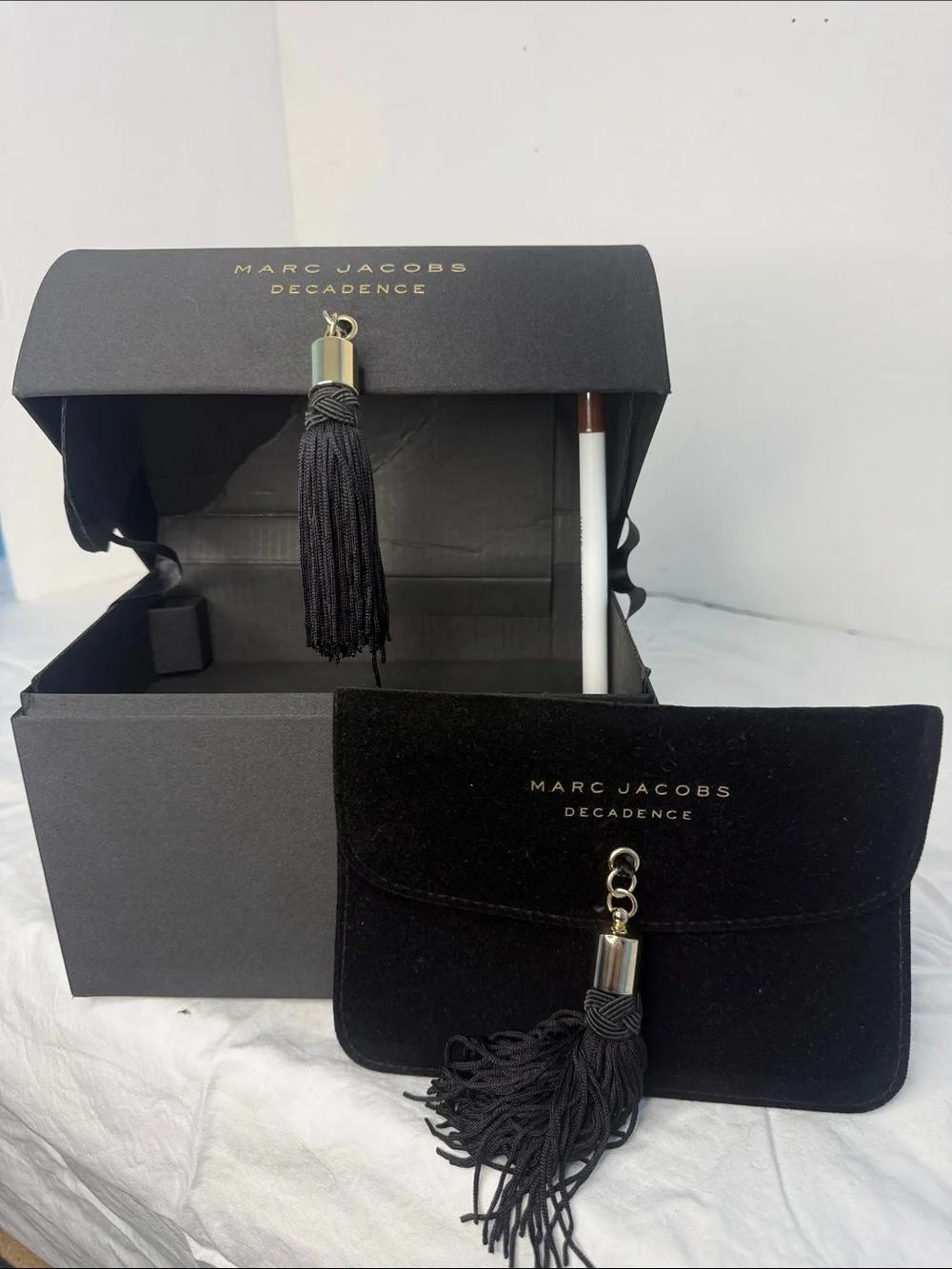 Marc Jacobs Decadence Box and clutch